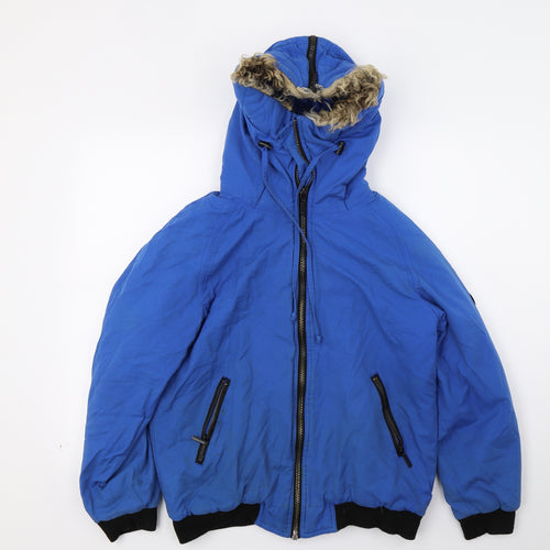 Frenchurch Mens Blue   Jacket Coat Size XS