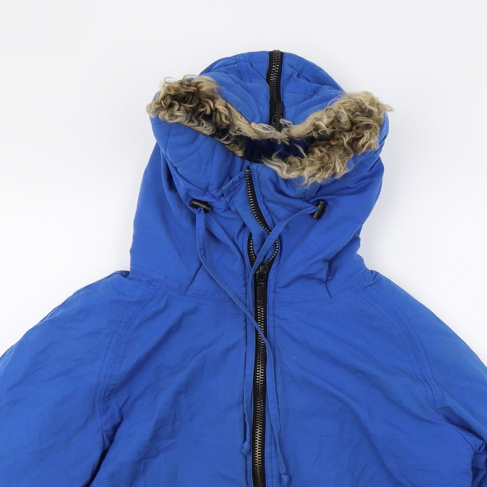 Frenchurch Mens Blue   Jacket Coat Size XS