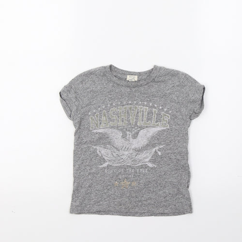 River Island Girls Grey   Basic T-Shirt Size 2-3 Years  - Nashville
