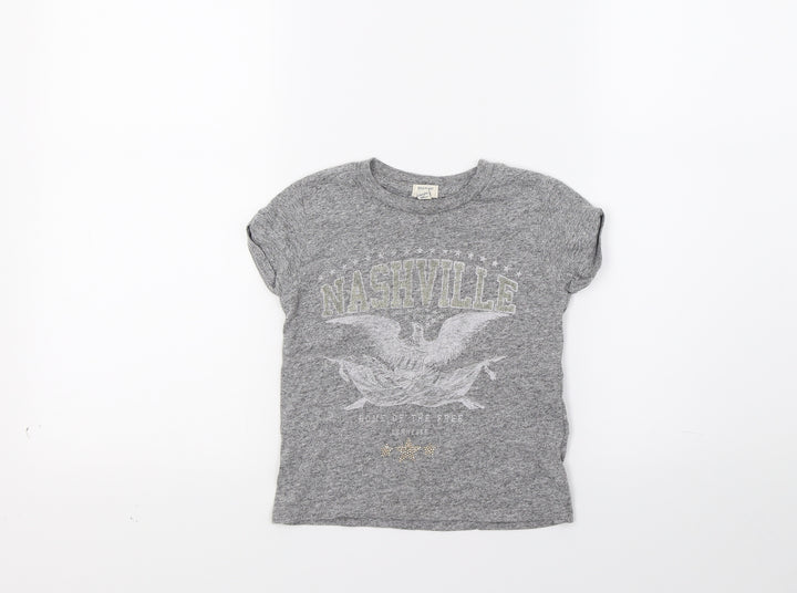 River Island Girls Grey   Basic T-Shirt Size 2-3 Years  - Nashville