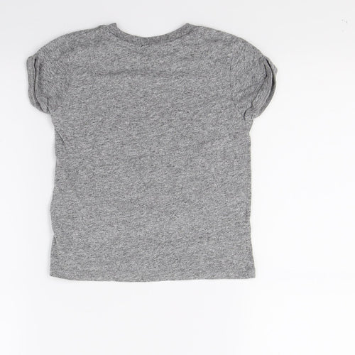 River Island Girls Grey   Basic T-Shirt Size 2-3 Years  - Nashville