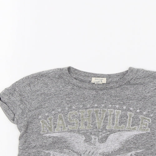 River Island Girls Grey   Basic T-Shirt Size 2-3 Years  - Nashville