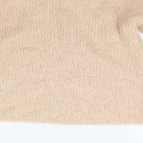 Peacocks Womens Beige  Knit Pullover Jumper Size S