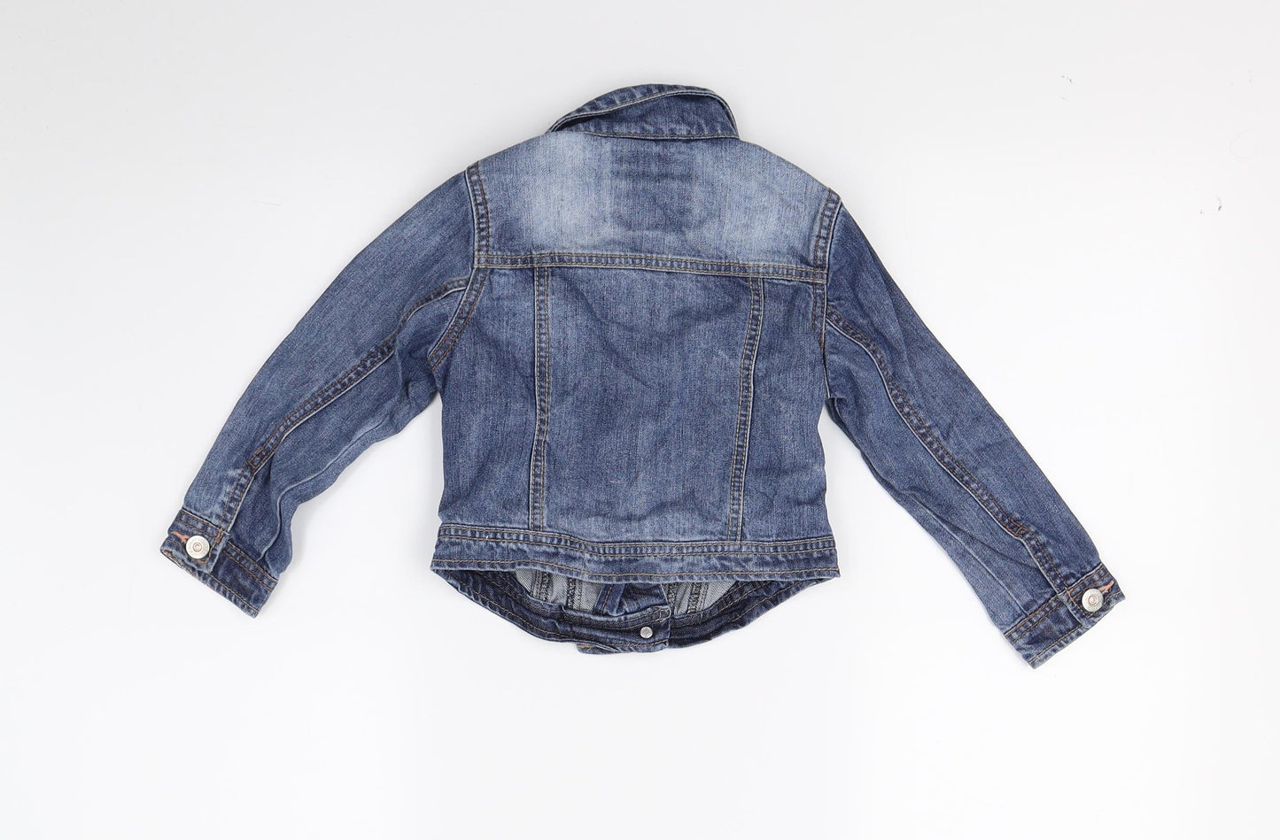 NEXT Girls Blue  Denim Jacket Coat Size 3-4 Years