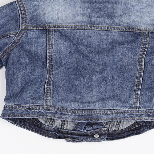 NEXT Girls Blue  Denim Jacket Coat Size 3-4 Years