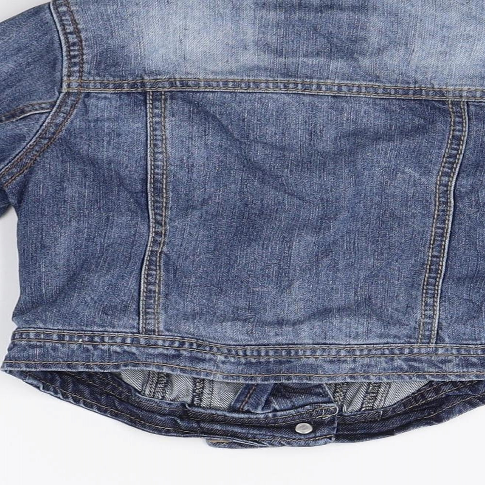 NEXT Girls Blue  Denim Jacket Coat Size 3-4 Years