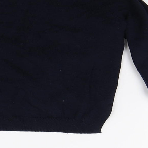 H&M Boys Blue  Knit Pullover Jumper Size 2 Years
