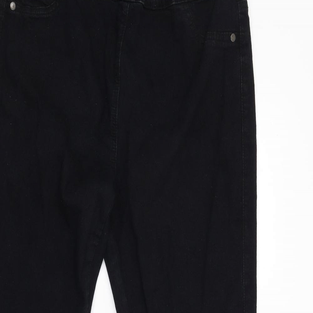 TU Womens Black   Jegging Jeans Size 16 L29 in