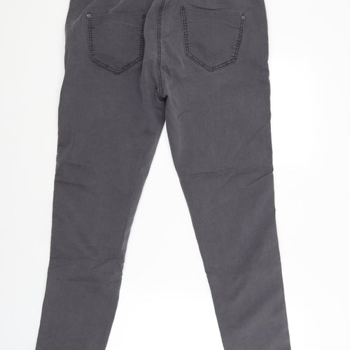 TU Womens Silver   Skinny Jeans Size 14 L27 in