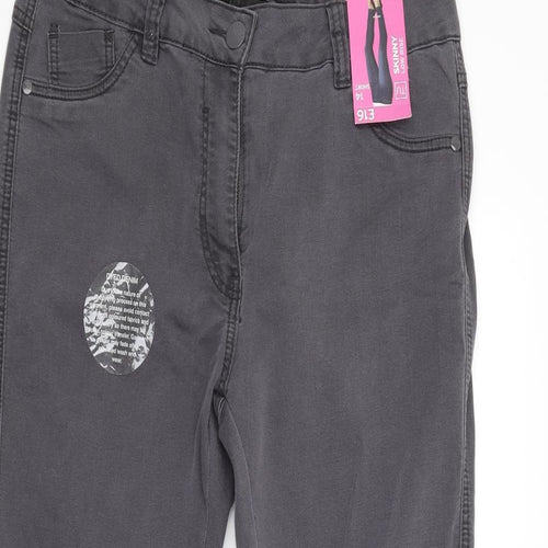 TU Womens Silver   Skinny Jeans Size 14 L27 in