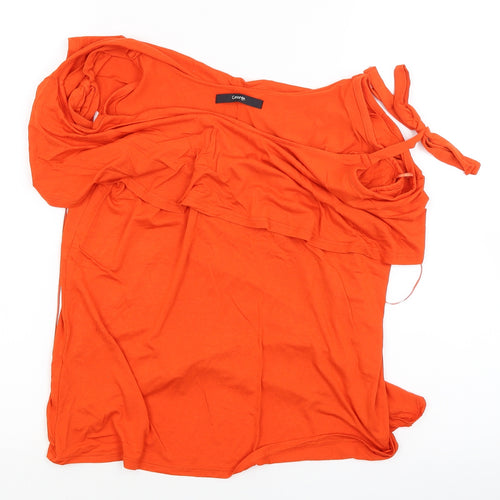 George Womens Orange   Basic Blouse Size 12