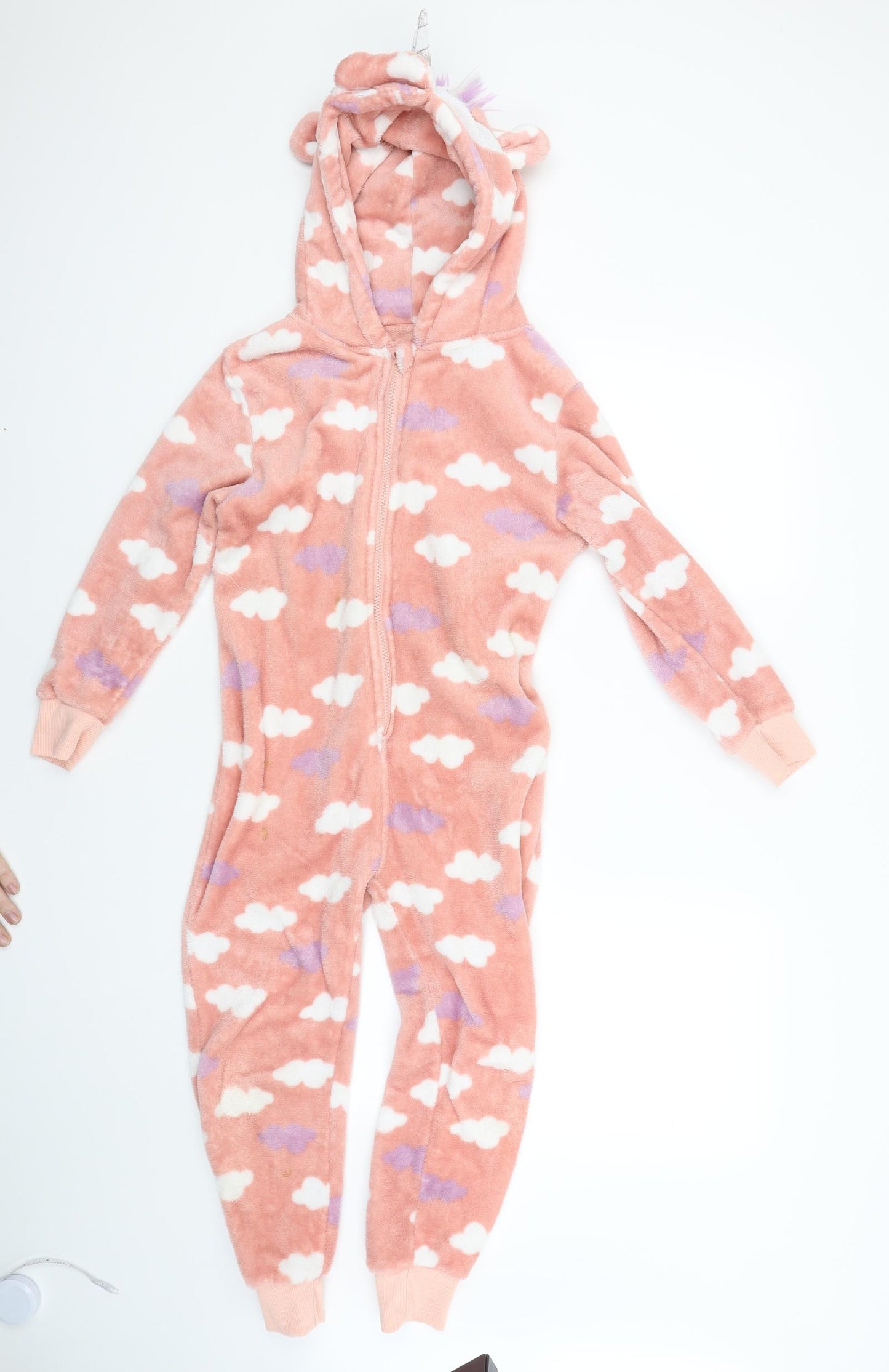 lilly&dan Girls Pink Solid  Cami One Piece Size 7-8 Years