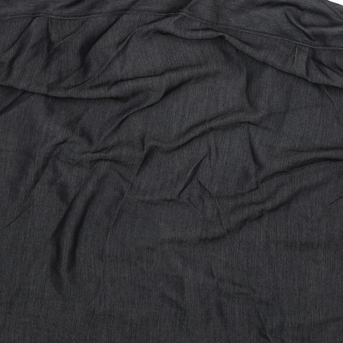 George Mens Black    Button-Up Size XL