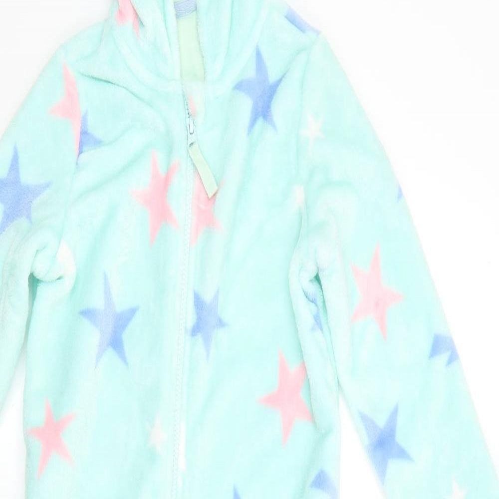 M&S Boys Blue Spotted   One Piece Size 7-8 Years