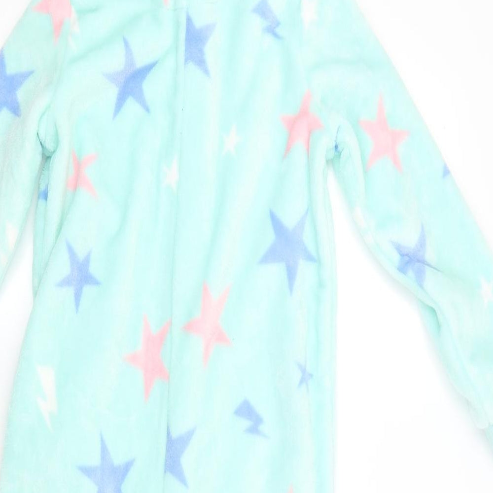 M&S Boys Blue Spotted   One Piece Size 7-8 Years