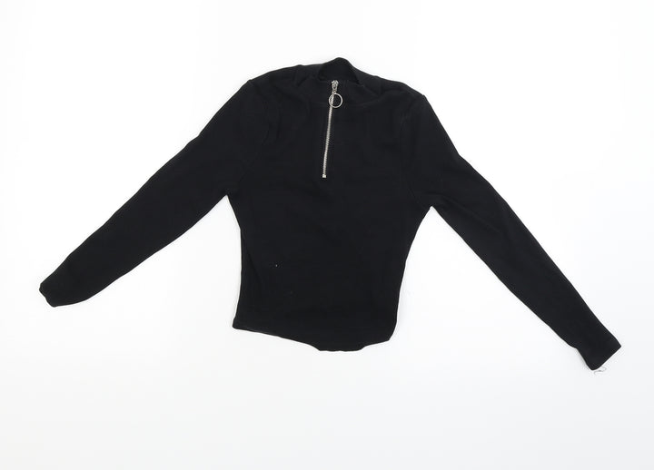 New Look Girls Black Cardigan Jumper Size 9 Years