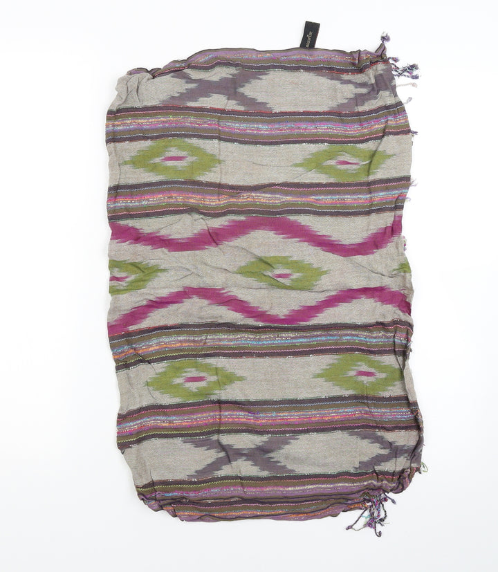Accessorize Womens Multicoloured Argyle/Diamond   Shawl/Wrap