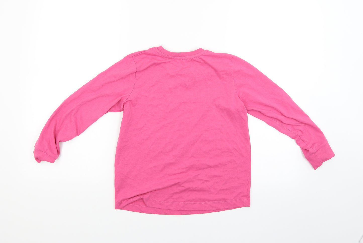 Preworn Girls Pink   Basic T-Shirt Size 9 Years