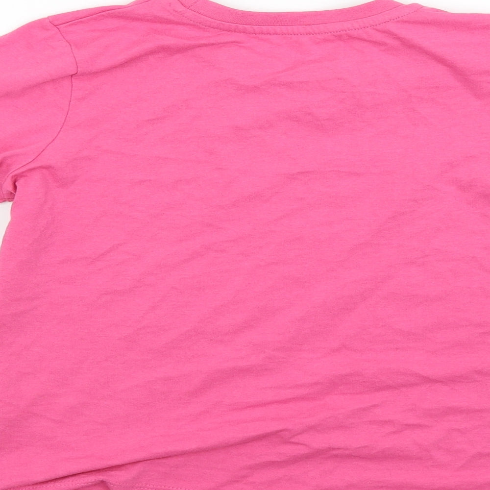 Preworn Girls Pink   Basic T-Shirt Size 9 Years