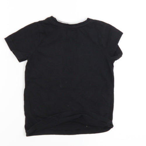 Nutmeg Boys Black   Basic T-Shirt Size 2 Years