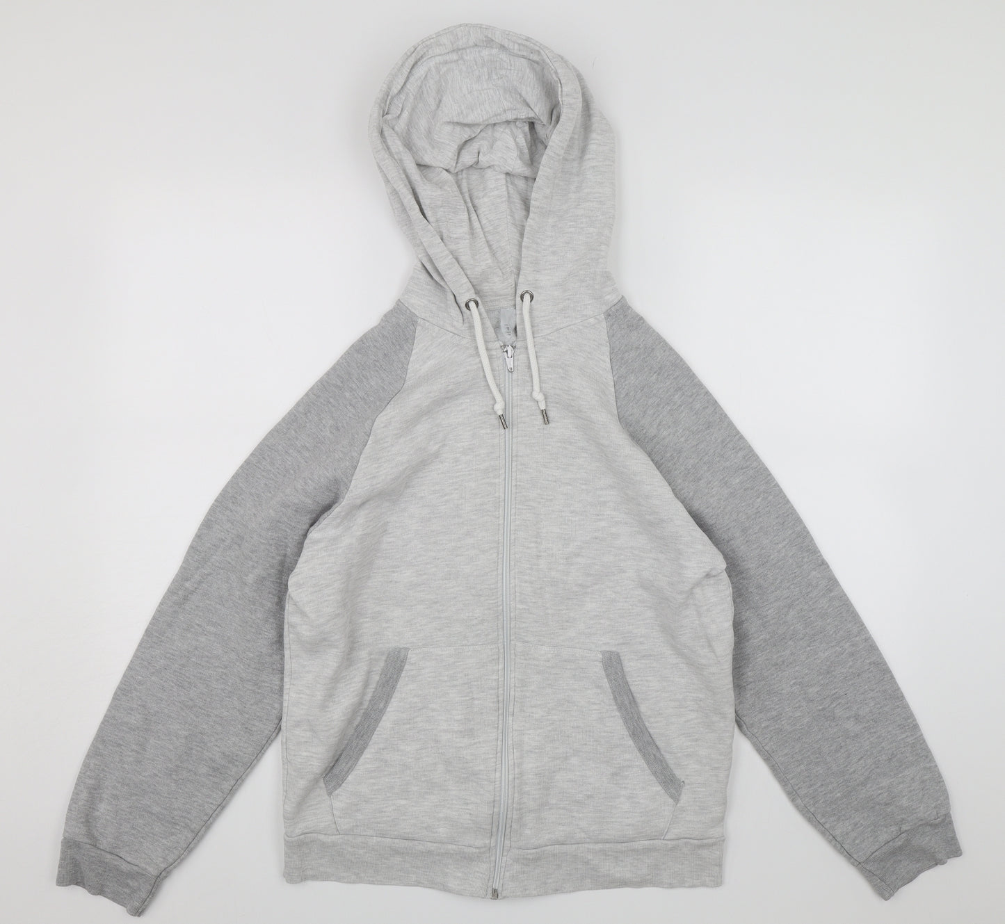 Topman Mens Grey   Full Zip Hoodie Size XS