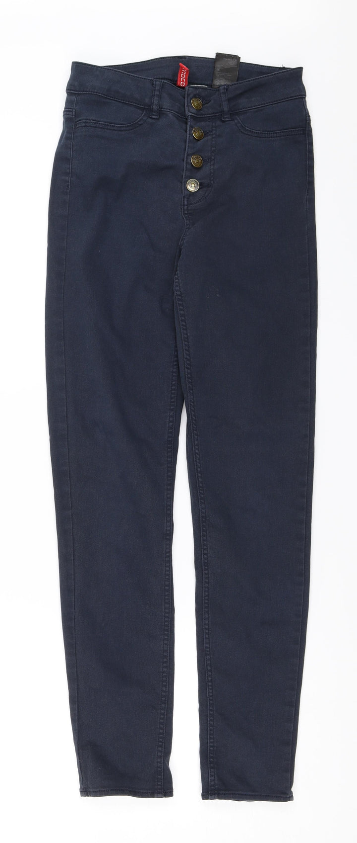 Divided Womens Blue  Denim Skinny Jeans Size 6 L26 in