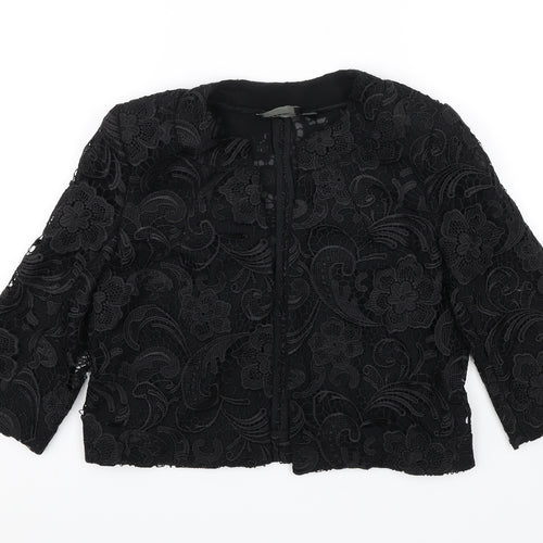 ASOS Womens Black Floral  Jacket  Size 8