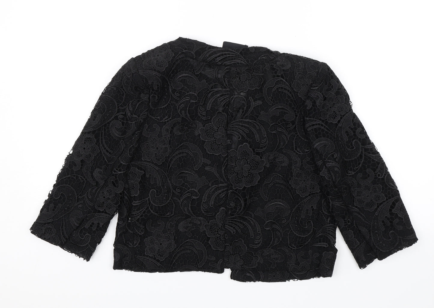 ASOS Womens Black Floral  Jacket  Size 8
