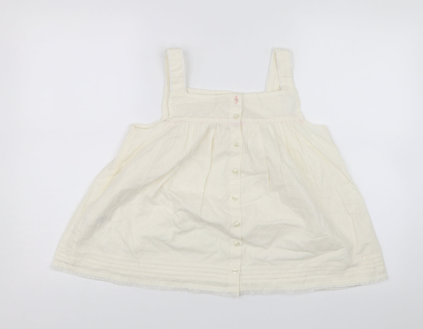 Boden Girls White   Basic Blouse Size 13-14 Years