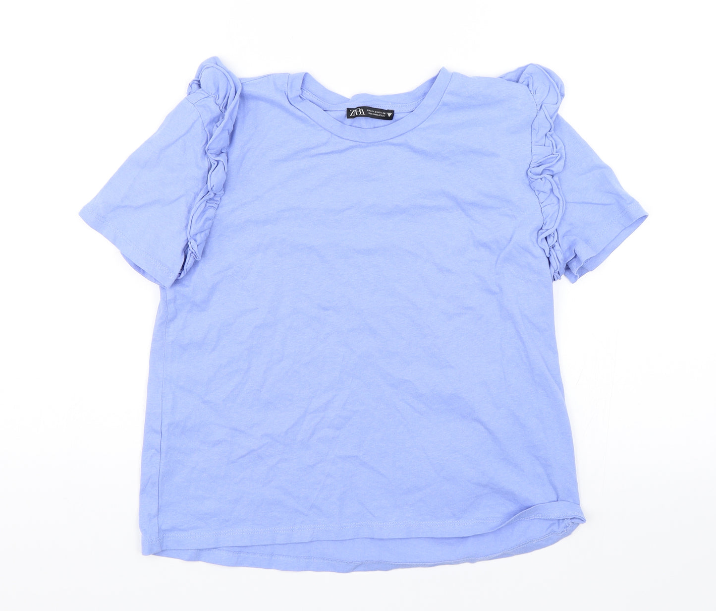 Zara Womens Blue   Basic T-Shirt Size S
