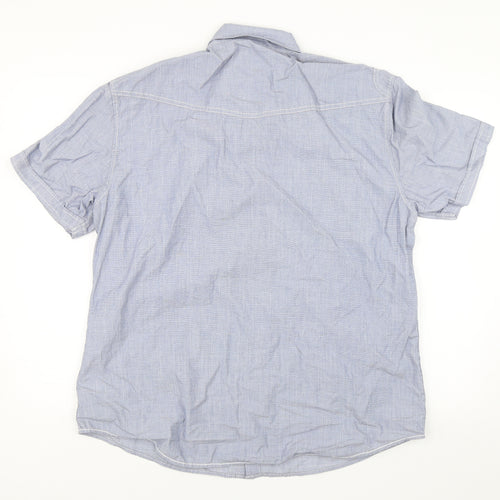 NEXT Mens Blue    Button-Up Size XL