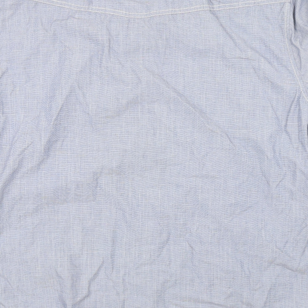 NEXT Mens Blue    Button-Up Size XL