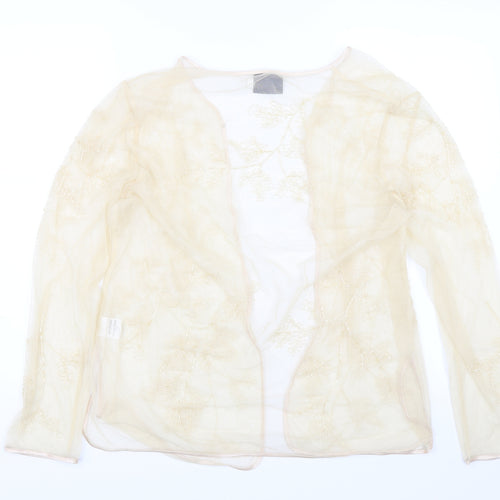 Saloos Womens Beige   Shrug Jumper Size S