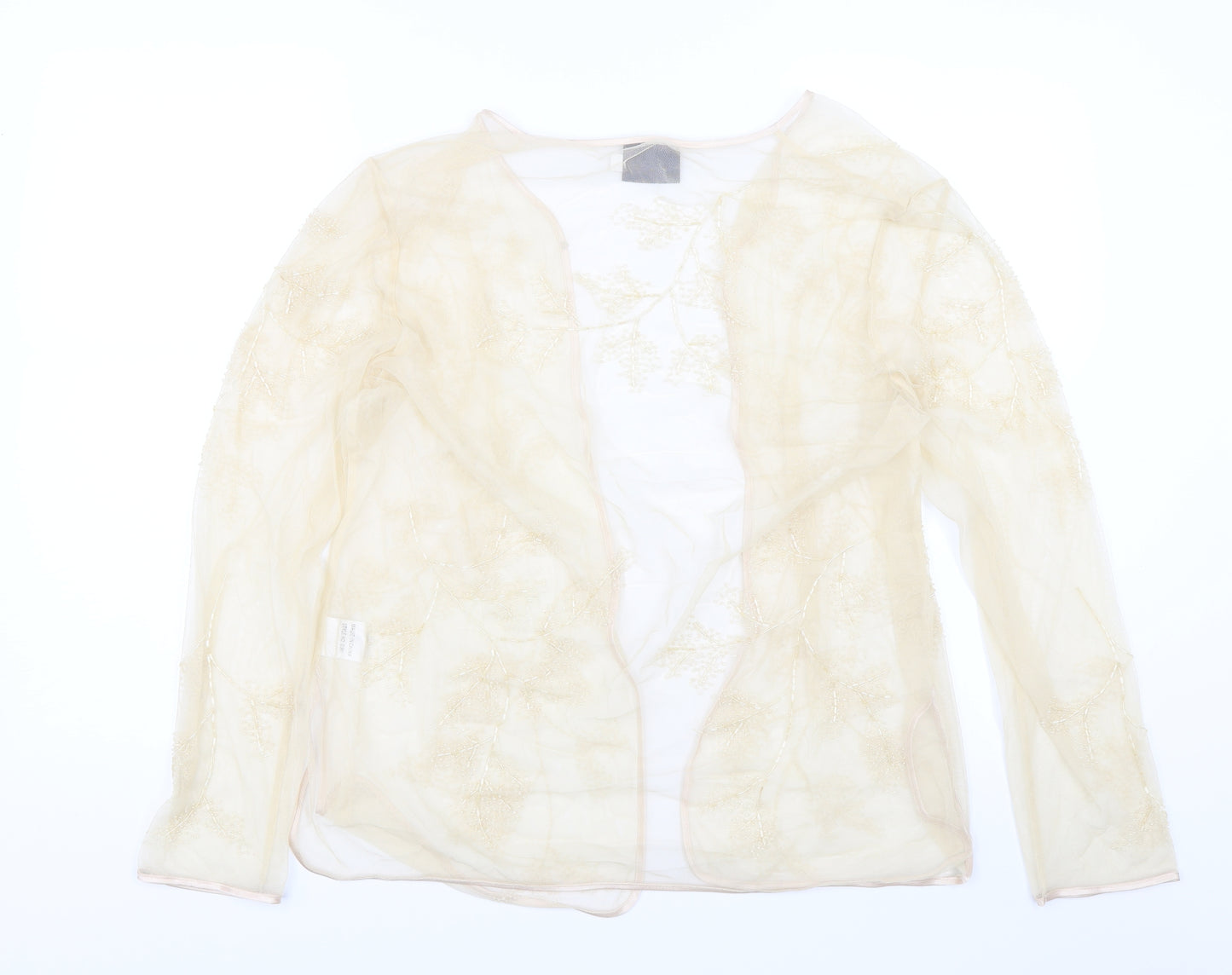 Saloos Womens Beige   Shrug Jumper Size S