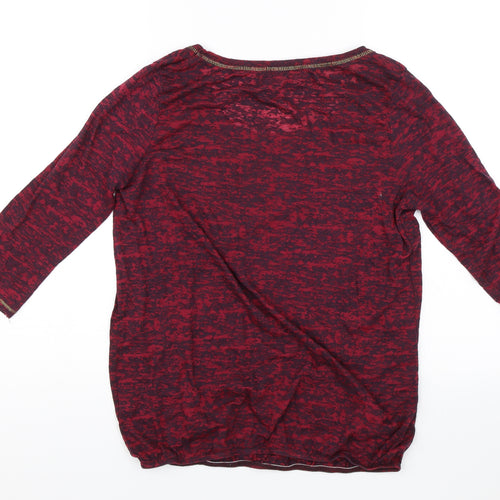 George Womens Red   Basic Blouse Size 14