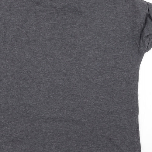 YD Girls Grey   Basic T-Shirt Size 9-10 Years