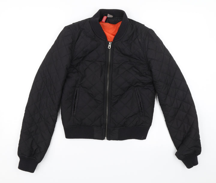 Divided Womens Black Jacket Size 8