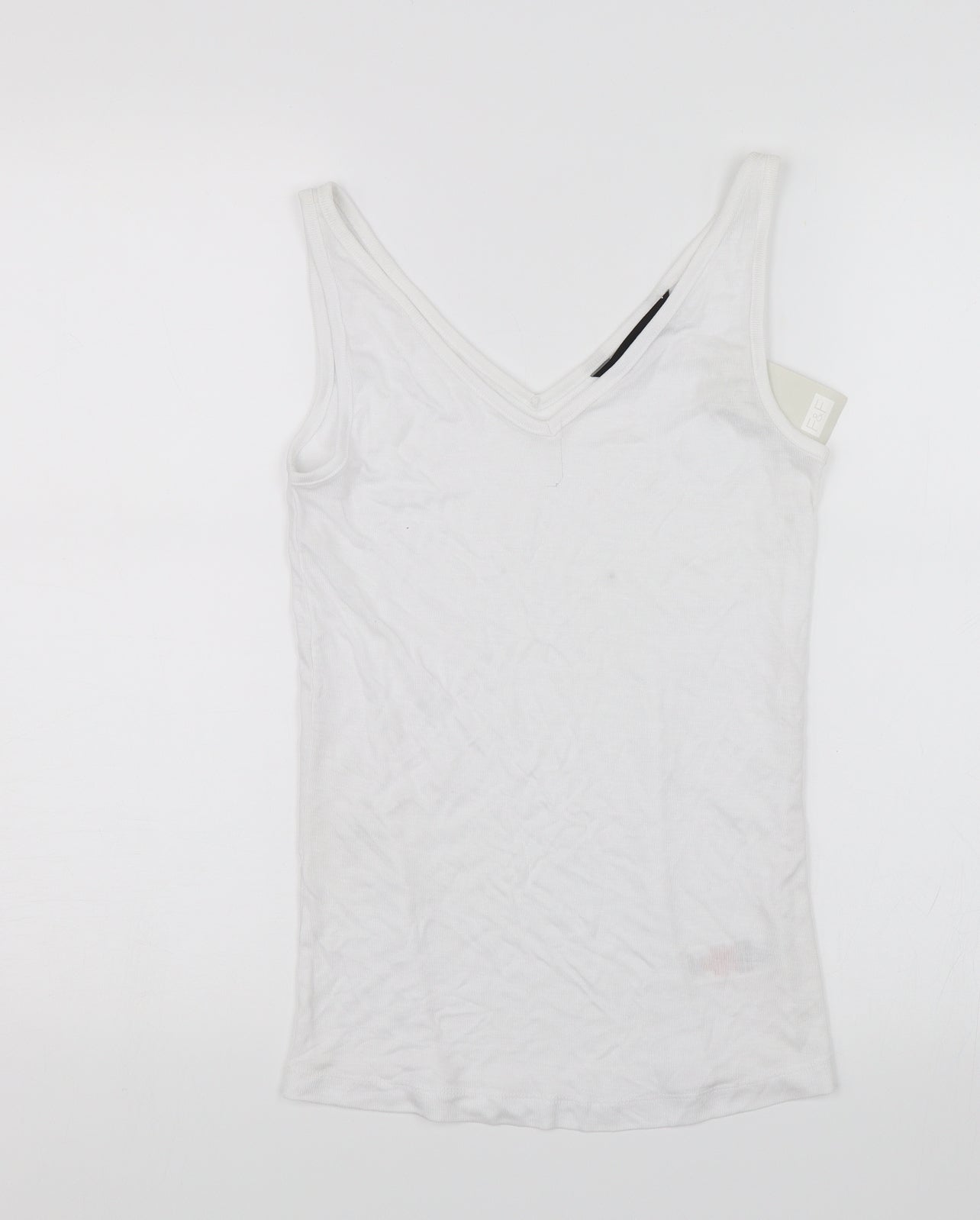 F&F Womens White   Basic Tank Size 6