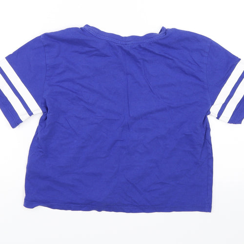 Divided Womens Blue   Basic T-Shirt Size XS