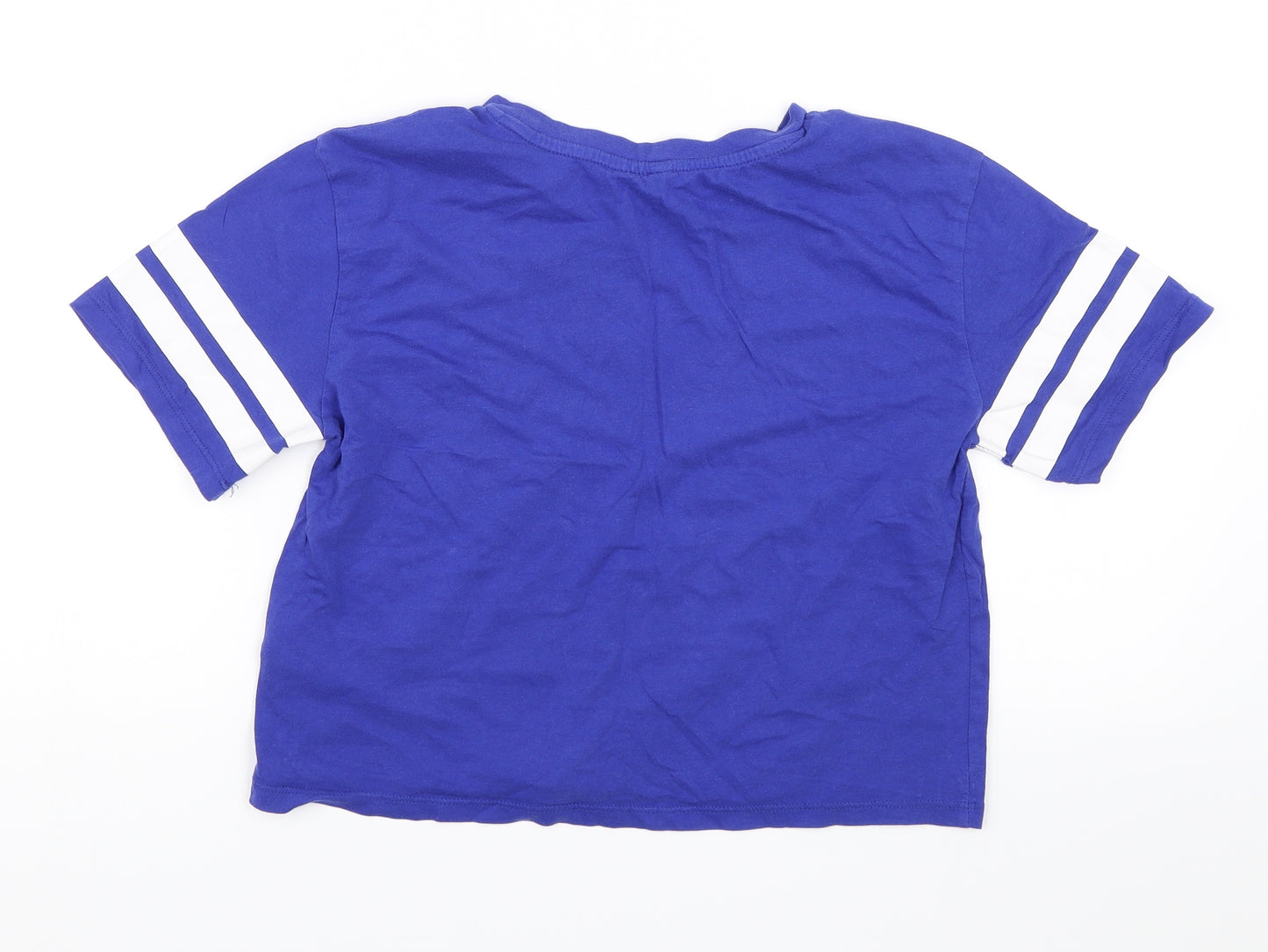 Divided Womens Blue   Basic T-Shirt Size XS