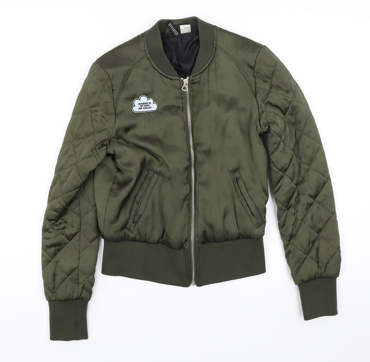 Divided Womens Green Jacket Size 6