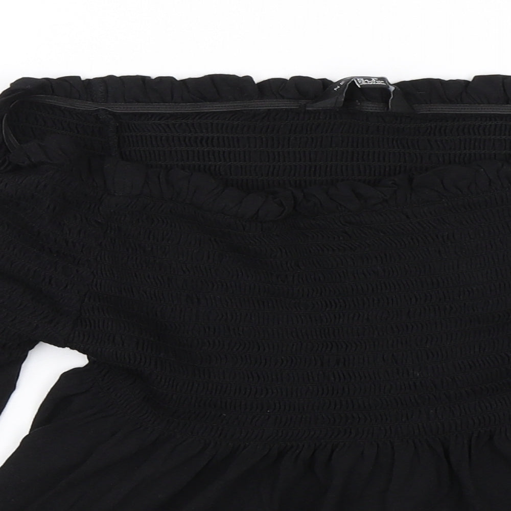New Look Womens Black   Basic Blouse Size 10