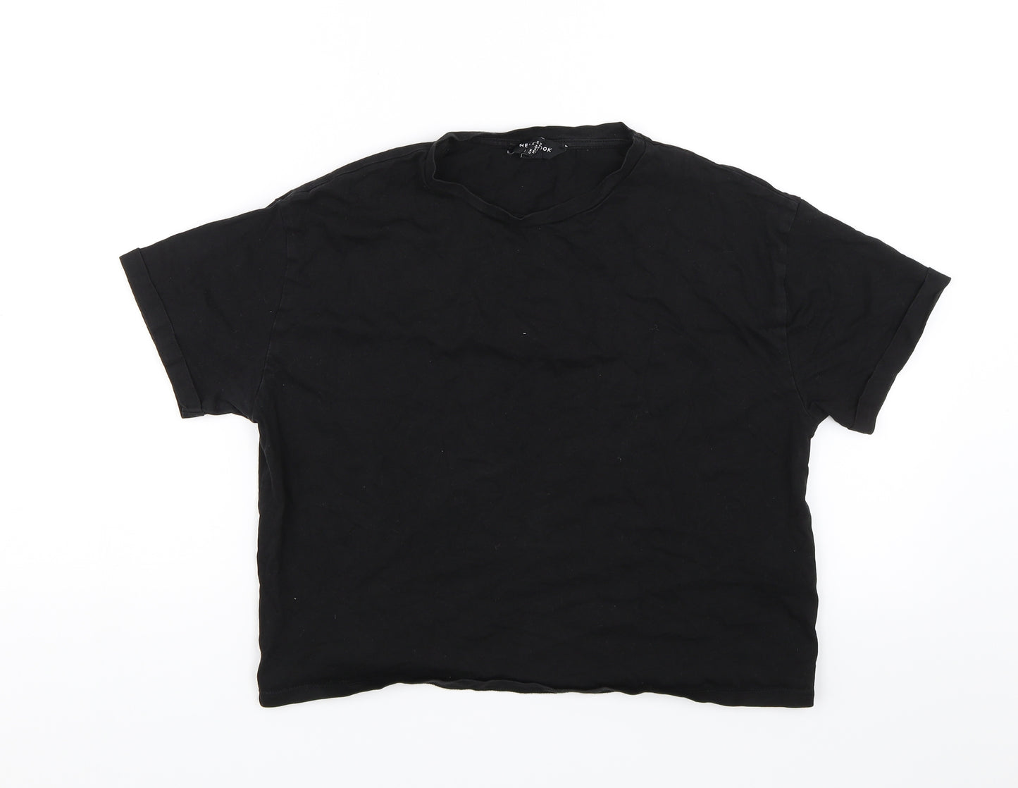 New Look Womens Black   Basic T-Shirt Size 8