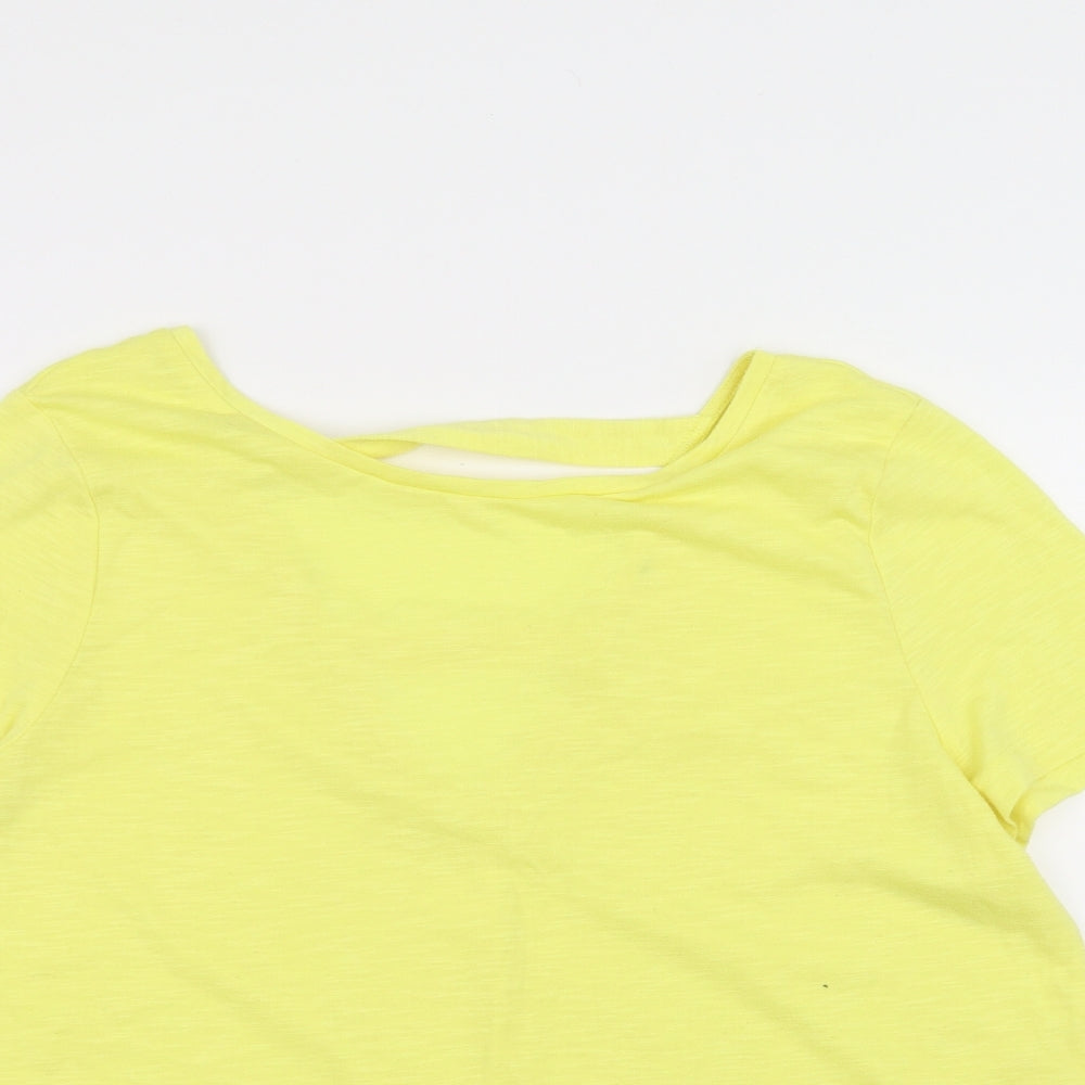 TU Womens Yellow   Basic T-Shirt Size 14