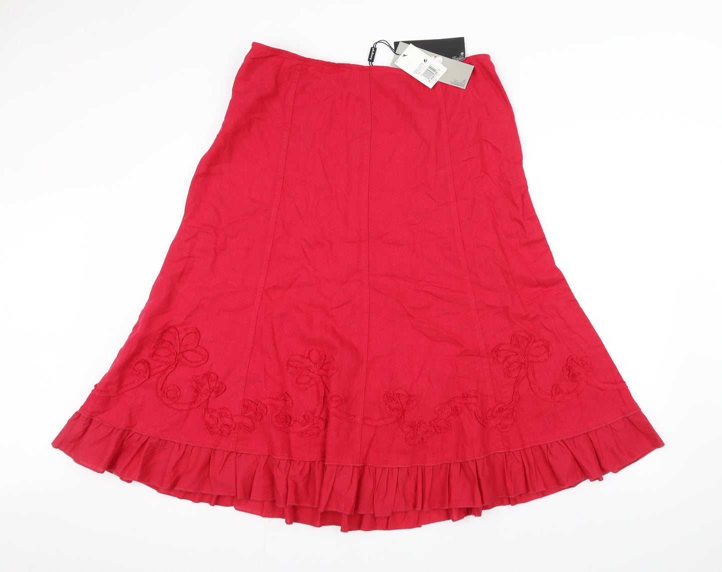 Marks and Spencer Womens Pink   A-Line Skirt Size 16