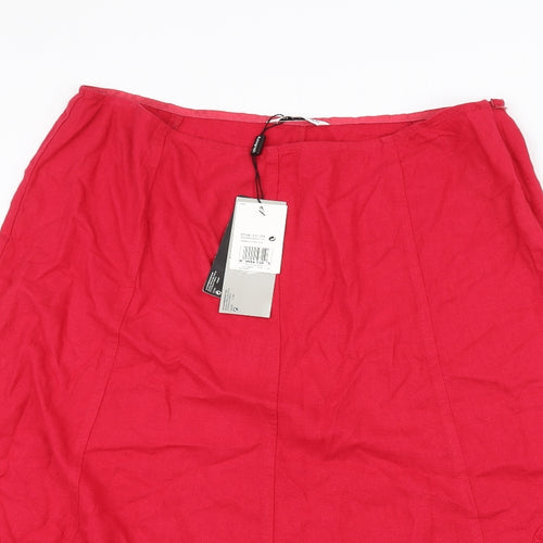 Marks and Spencer Womens Pink   A-Line Skirt Size 16