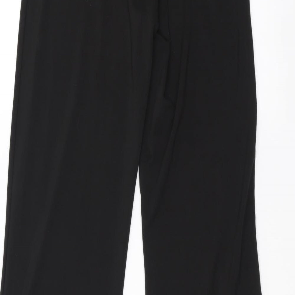 USA Pro Womens Black   Windbreaker Leggings Size 10 L28 in