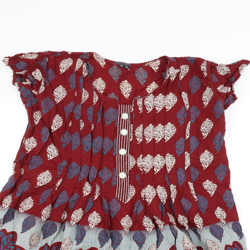 Preworn Womens Red   A-Line  Size XL
