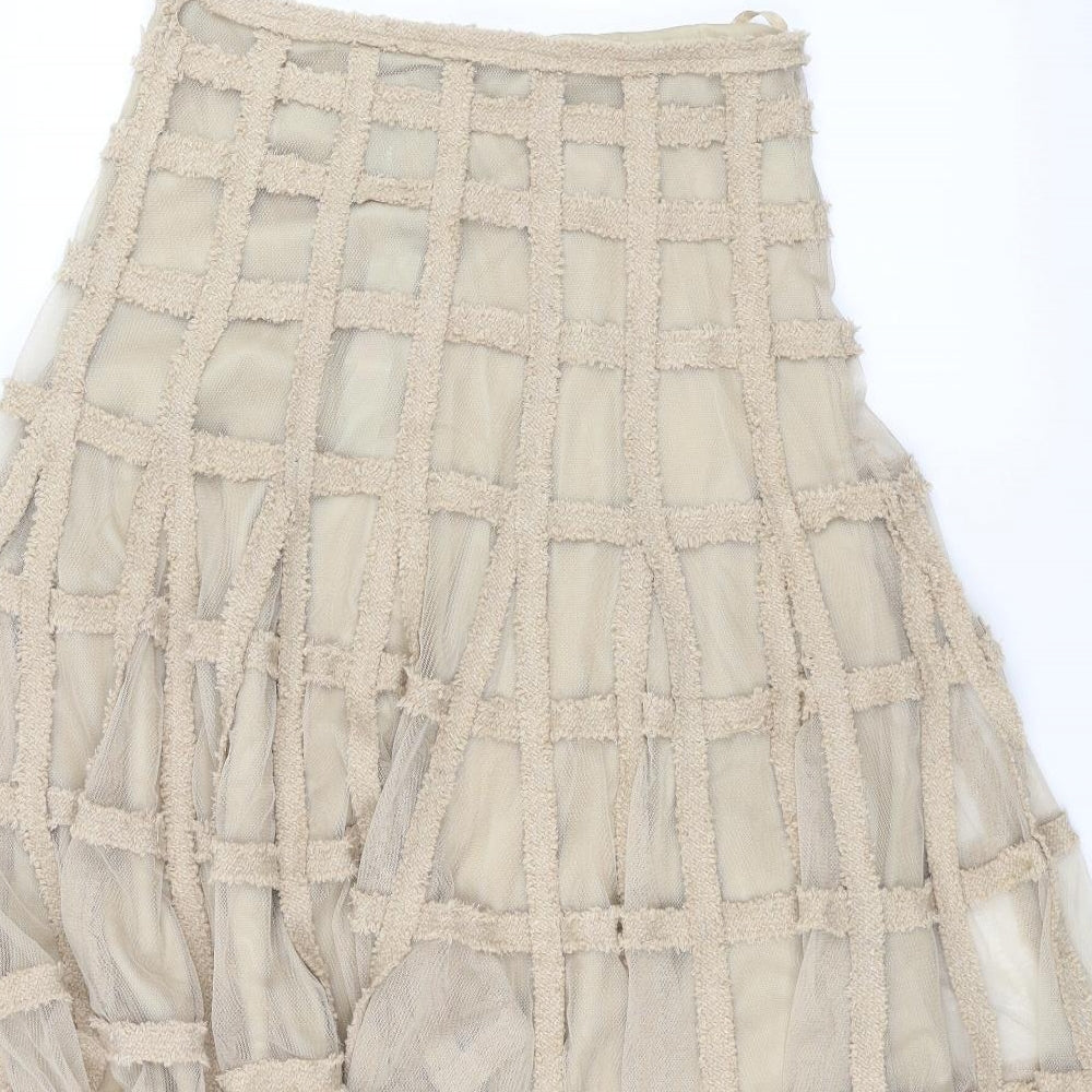 Per Una Womens Brown   A-Line Skirt Size 12