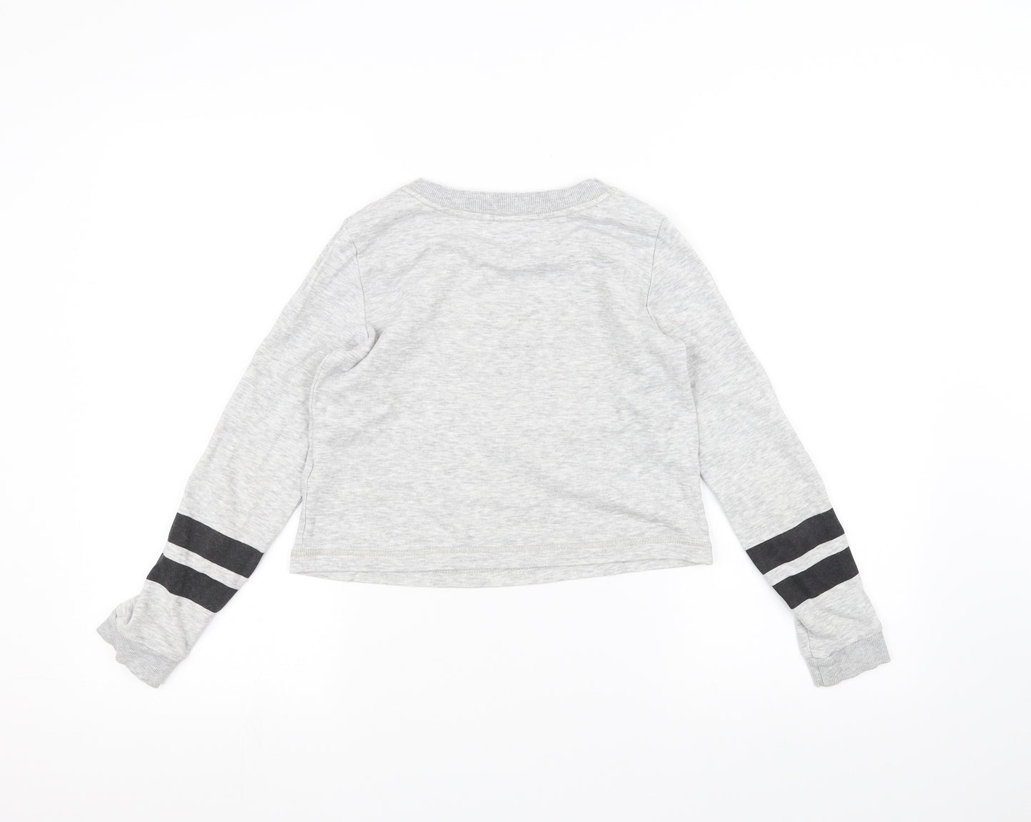 H&M Girls Grey   Pullover Jumper Size 9-10 Years